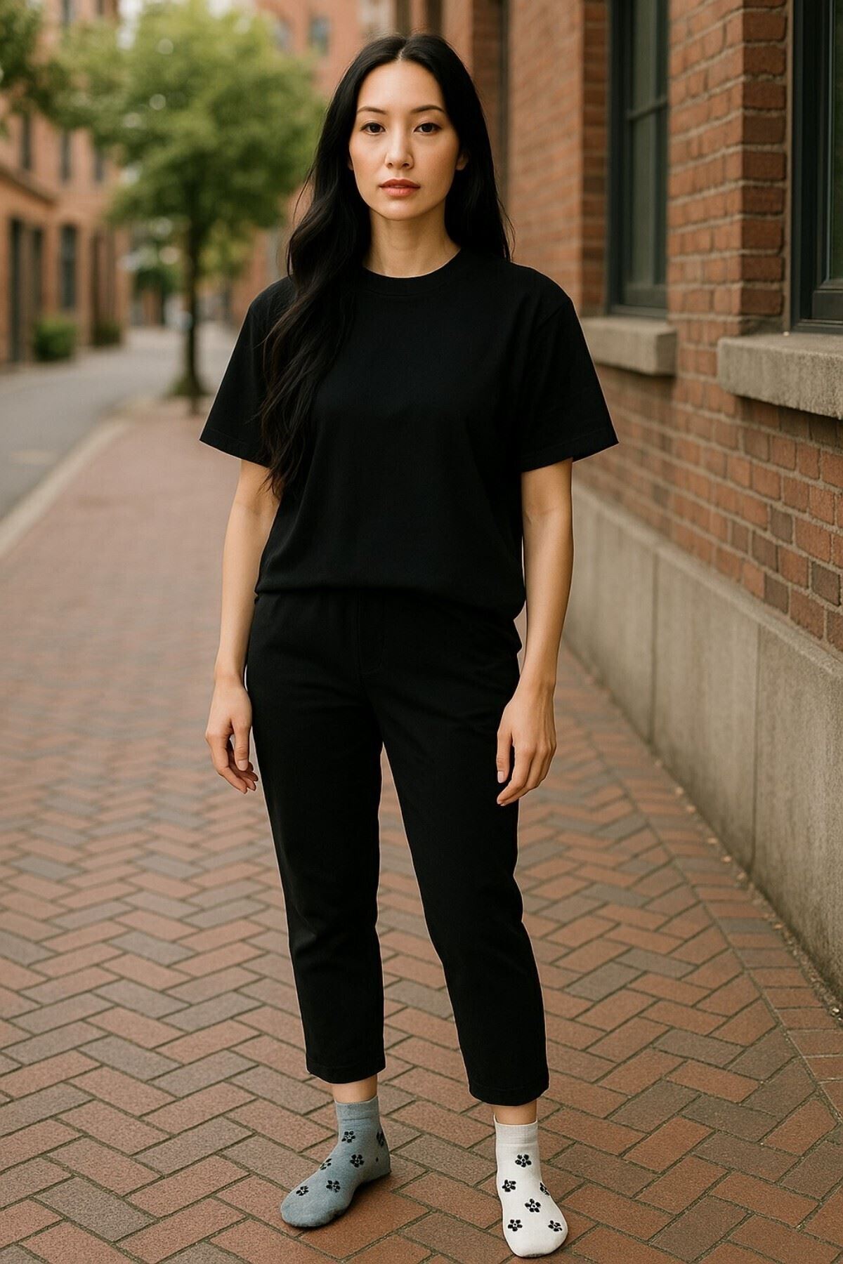 Unisex 3 Çift Premium Kalite Pati Desenli Patik Çorap Çok Renkli