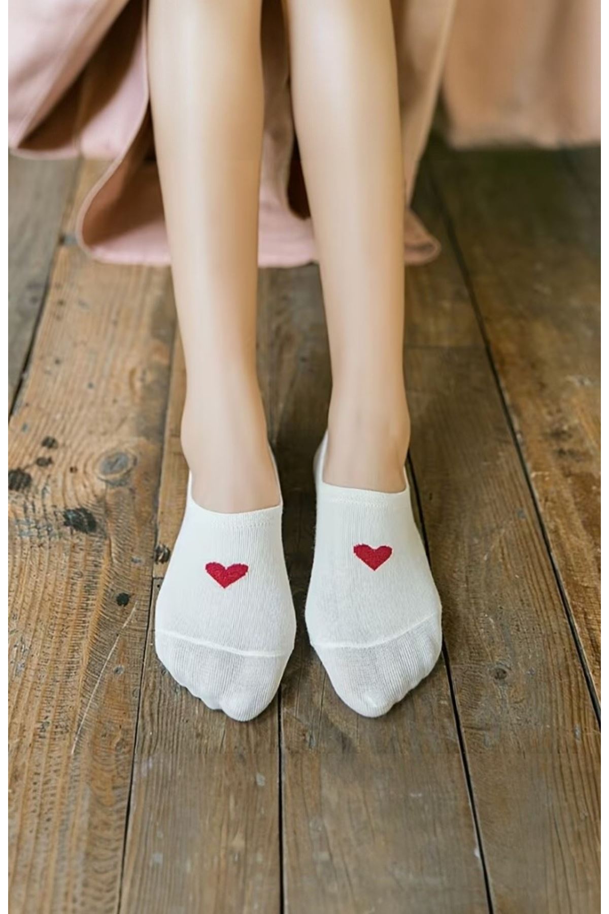 Hitit Socks Kadın 5 Çift Boğazı Olmayan Ayakkabıdan Görünmeyen Suba Babet Çorap Çok Renkli