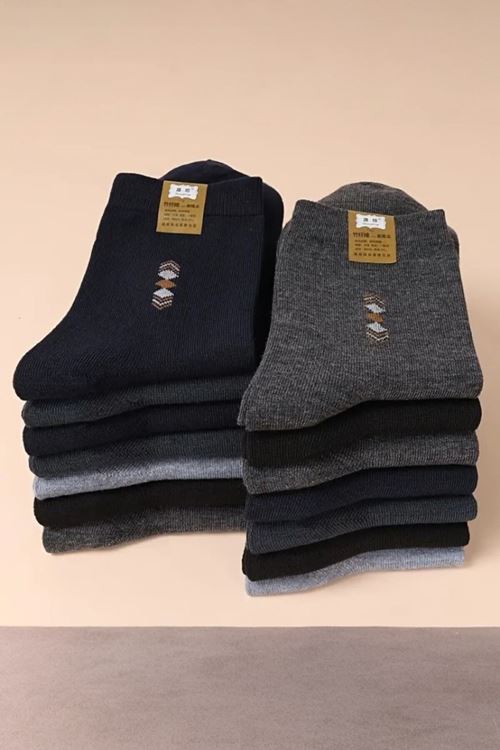 Erkek 10 Çift Günlük Sıkmayan Boğazlı Terletmez Çorap Çok Renkli