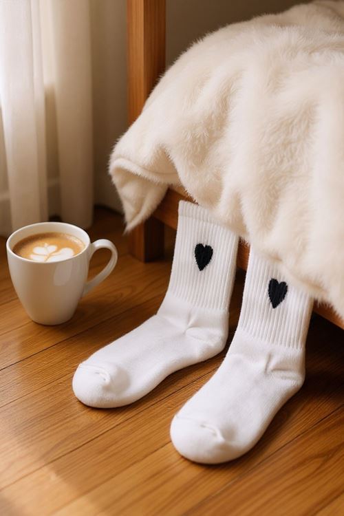 Unisex 5 Çift Premium Kalite Yüksek Pamuklu Kolej Çorap