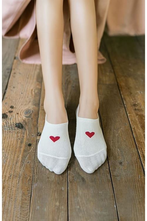 Hitit Socks Kadın 5 Çift Boğazı Olmayan Ayakkabıdan Görünmeyen Suba Babet Çorap Çok Renkli